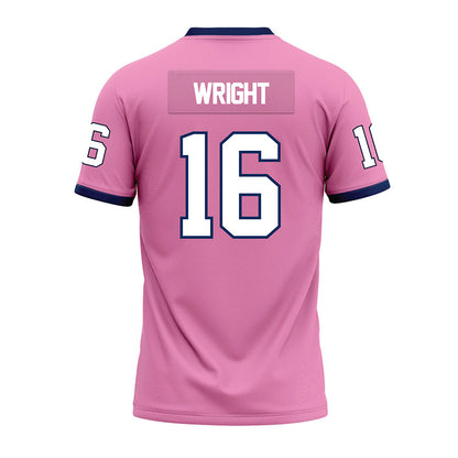 Murray State - NCAA Football : baxter wright - Pink Premium Football Jersey-1