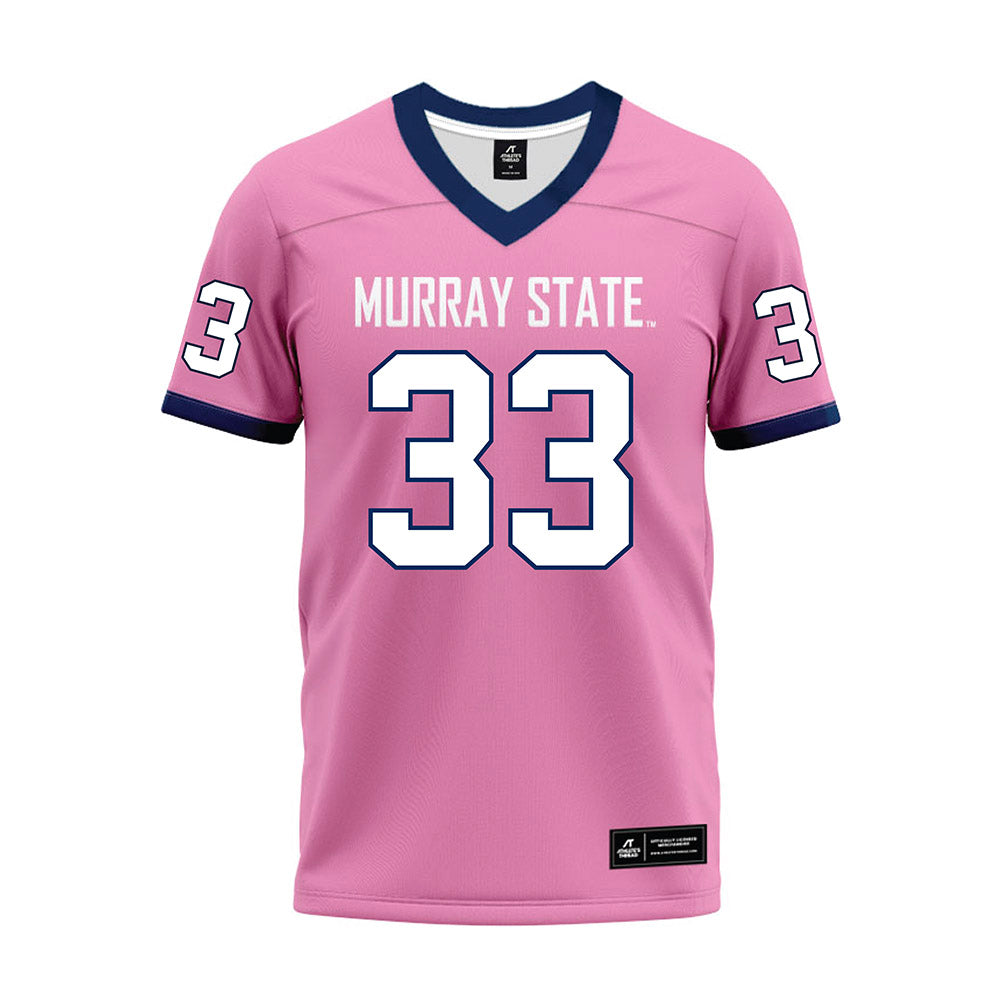 Murray State - NCAA Football : Daniel Aganbi - Pink Premium Football Jersey-0