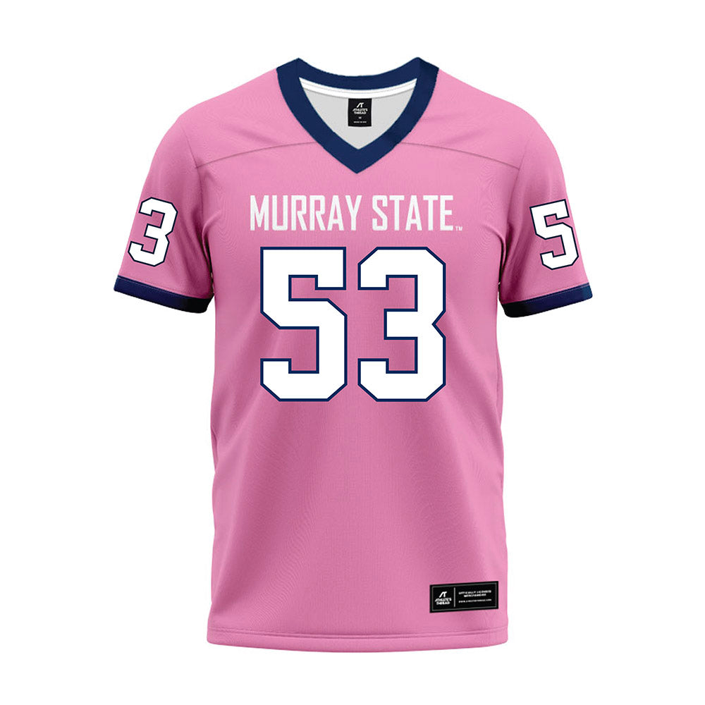Murray State - NCAA Football : Brayden Hightower - Pink Premium Football Jersey-0