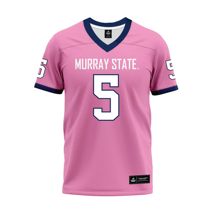 Murray State - NCAA Football : Sawyer Deerman - Pink Premium Football Jersey-0