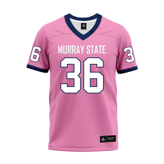Murray State - NCAA Football : Jack Massey - Pink Premium Football Jersey-0