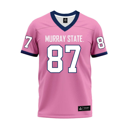 Murray State - NCAA Football : Liam McCormack - Pink Premium Football Jersey-0