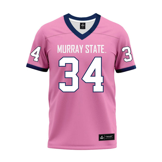 Murray State - NCAA Football : Daniel OBrien - Pink Premium Football Jersey-0