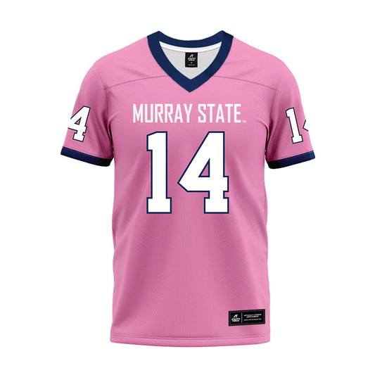 Murray State - NCAA Football : Jordan Sonnabend - Pink Premium Football Jersey-0