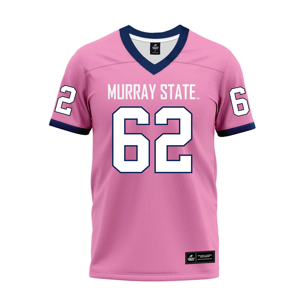 Murray State - NCAA Football : Jake Coffey - Pink Premium Football Jersey-0