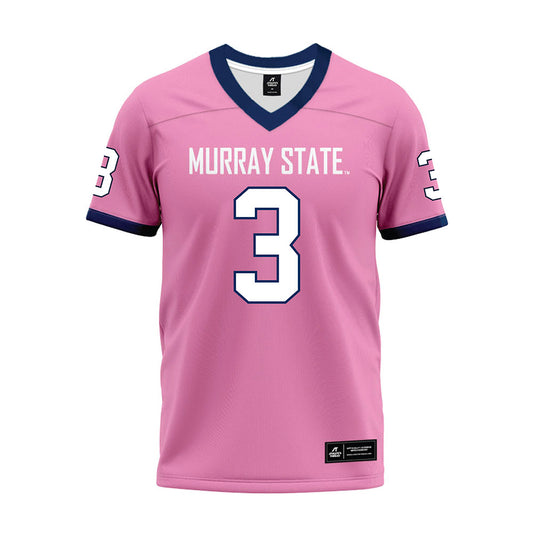 Murray State - NCAA Football : baxter wright - Pink Premium Football Jersey-0