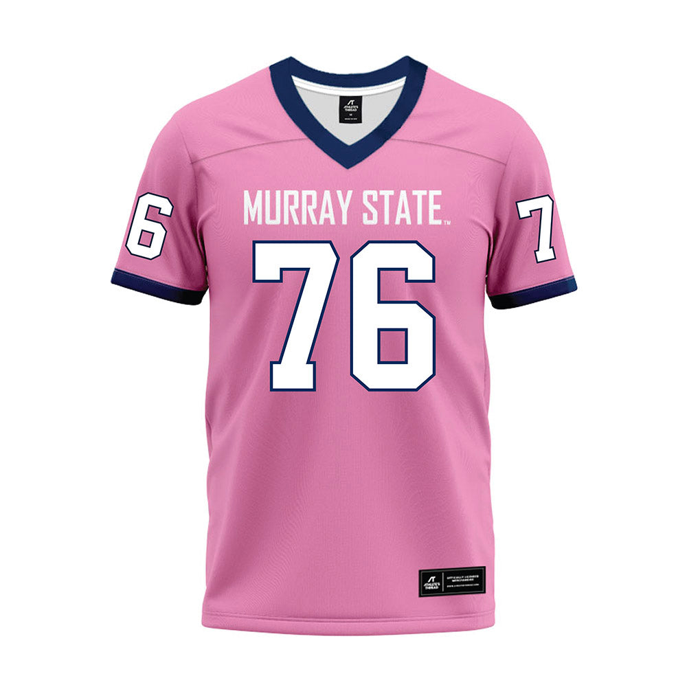 Murray State - NCAA Football : Daniel Cole - Pink Premium Football Jersey-0