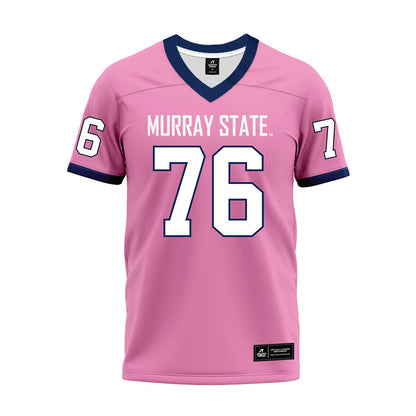 Murray State - NCAA Football : Daniel Cole - Pink Premium Football Jersey-0