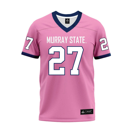 Murray State - NCAA Football : Nicholas Graham - Pink Premium Football Jersey-0