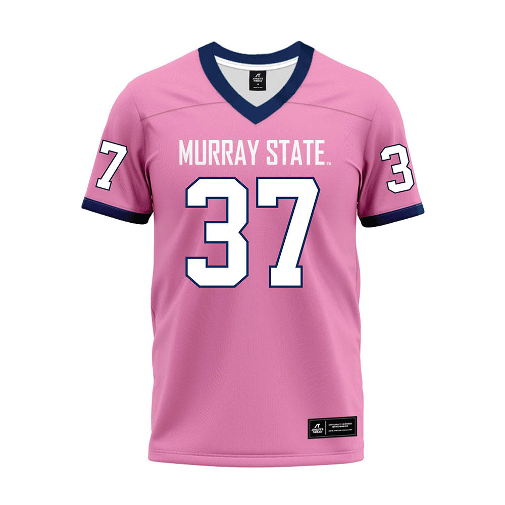 Murray State - NCAA Football : Dax Pregeant - Pink Premium Football Jersey-0