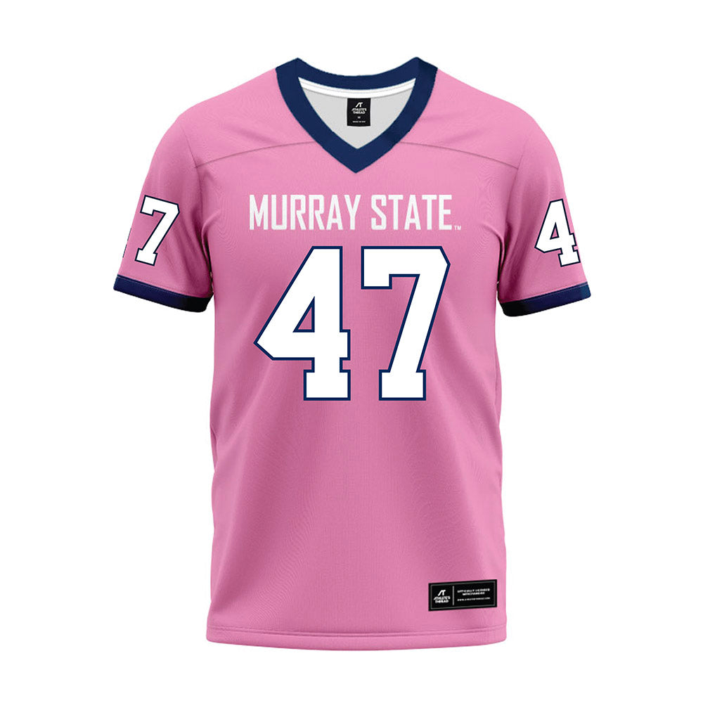 Murray State - NCAA Football : Everett Currie - Pink Premium Football Jersey-0