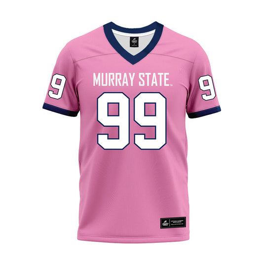 Murray State - NCAA Football : Demetrius Carman - Pink Premium Football Jersey-0