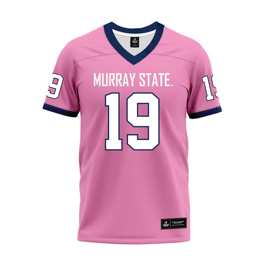 Murray State - NCAA Football : Matt Masingill - Pink Premium Football Jersey-0