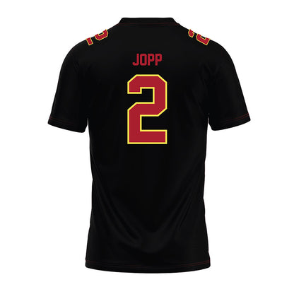 NSU - NCAA Football : Elijah Jopp - Black Premium Football Jersey-1