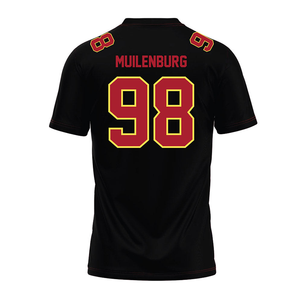 NSU - NCAA Football : Miles Muilenburg - Black Premium Football Jersey-1