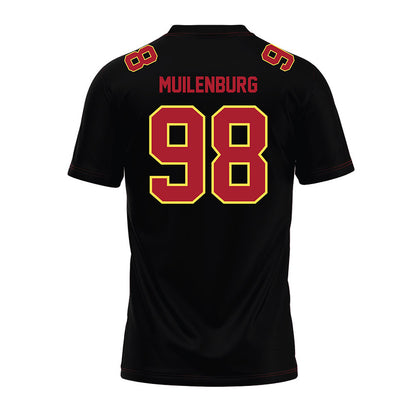 NSU - NCAA Football : Miles Muilenburg - Black Premium Football Jersey-1