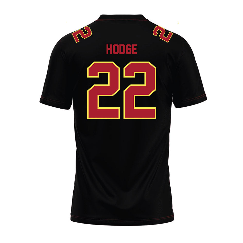 NSU - NCAA Football : Dreavin Hodge - Black Premium Football Jersey-1