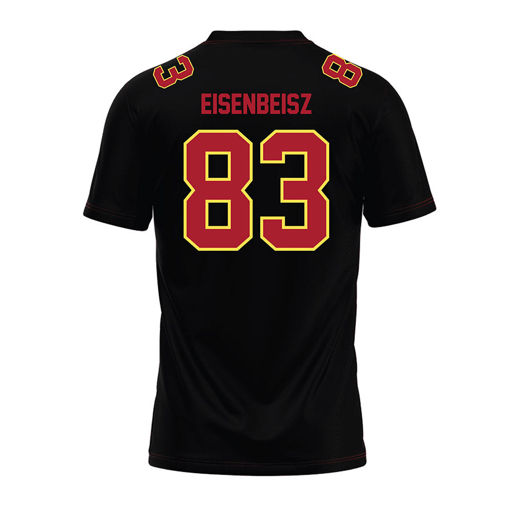 NSU - NCAA Football : Cooper Eisenbeisz - Black Premium Football Jersey-1