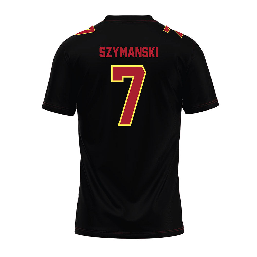 NSU - NCAA Football : Javonnee Szymanski - Black Premium Football Jersey-1
