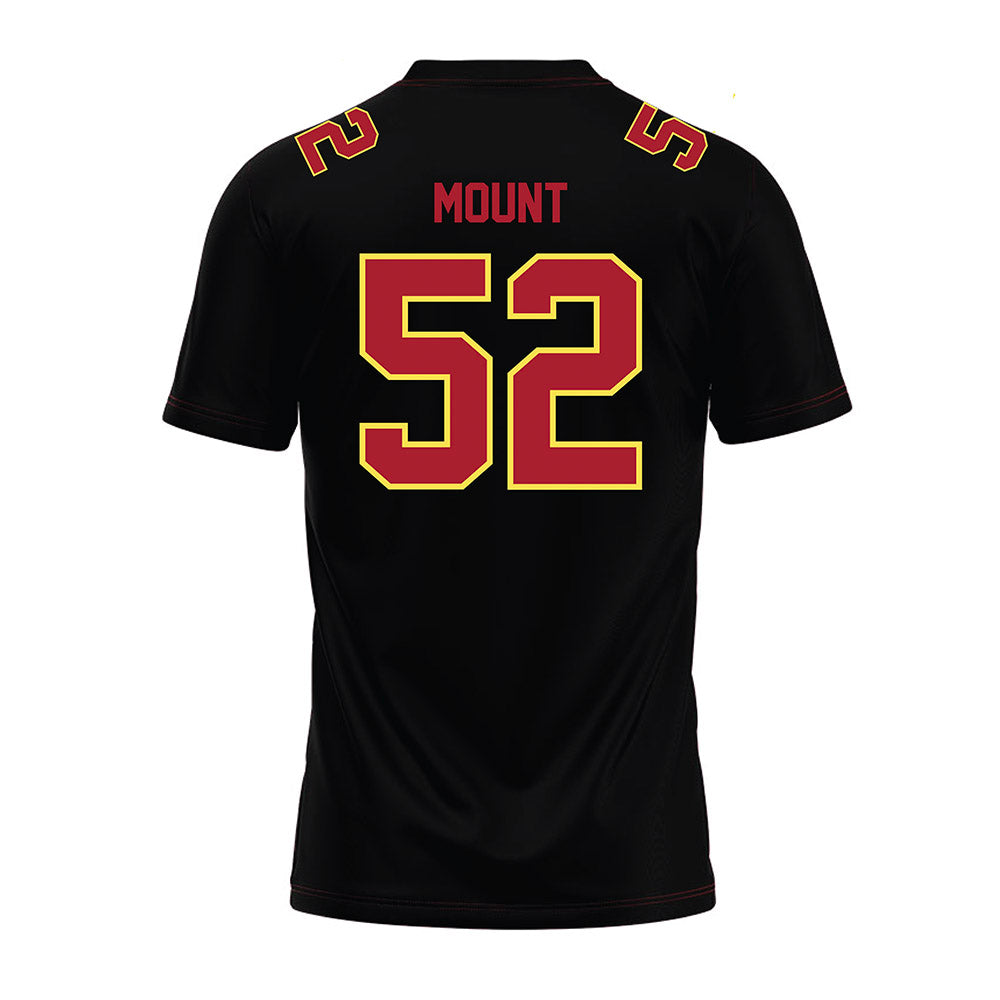 NSU - NCAA Football : Matthew Mount - Black Premium Football Jersey-1