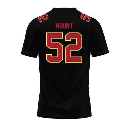 NSU - NCAA Football : Matthew Mount - Black Premium Football Jersey-1