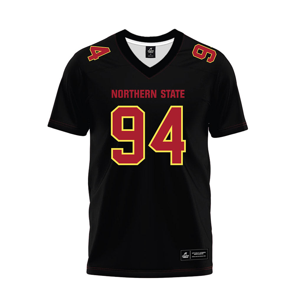 NSU - NCAA Football : Tau Latu - Black Premium Football Jersey-0