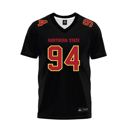 NSU - NCAA Football : Tau Latu - Black Premium Football Jersey-0
