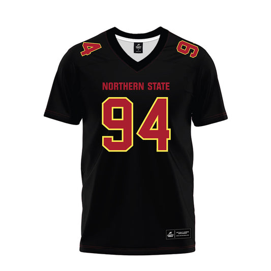 NSU - NCAA Football : Tau Latu - Black Premium Football Jersey-0