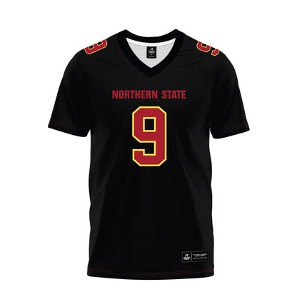 NSU - NCAA Football : Landon Hulst - Black Premium Football Jersey-0