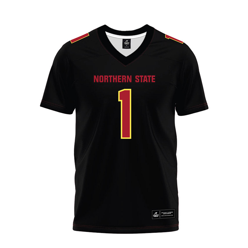NSU - NCAA Football : Daniel Britt - Black Premium Football Jersey-0