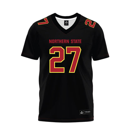 NSU - NCAA Football : Kale Johnson - Black Premium Football Jersey-0