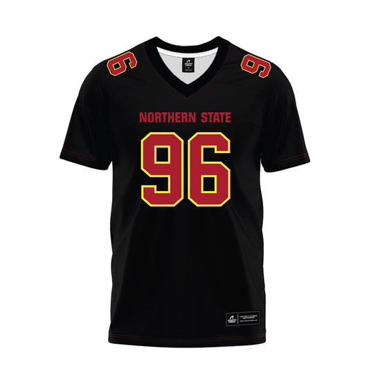NSU - NCAA Football : Brock Pedersen - Black Premium Football Jersey-0
