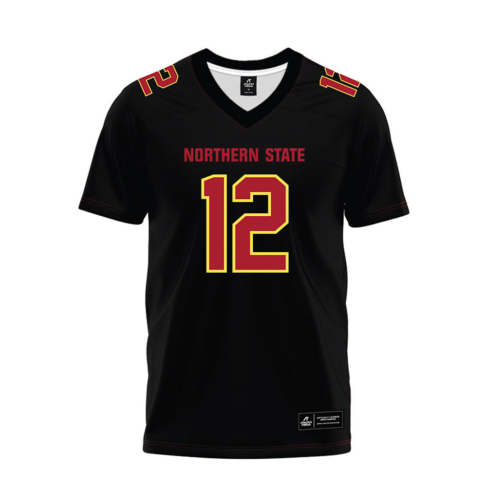 NSU - NCAA Football : Landon Michlig - Black Premium Football Jersey-0