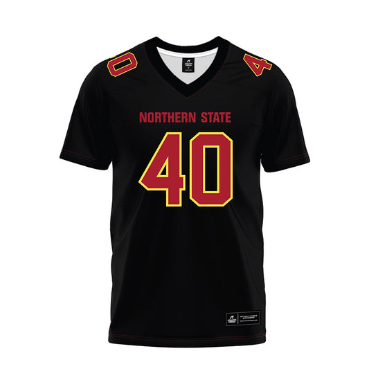 NSU - NCAA Football : Jake Merchlewitz - Black Premium Football Jersey-0