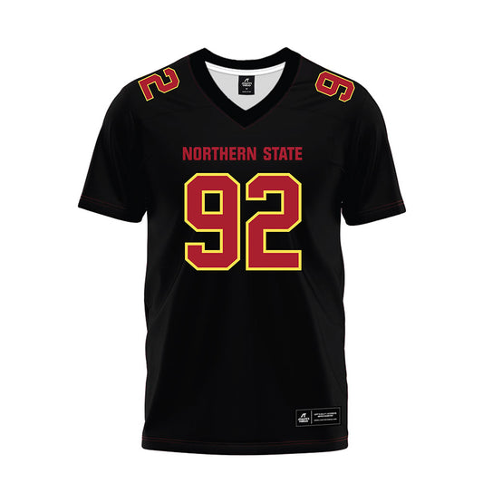 NSU - NCAA Football : Keaton Docken - Black Premium Football Jersey-0