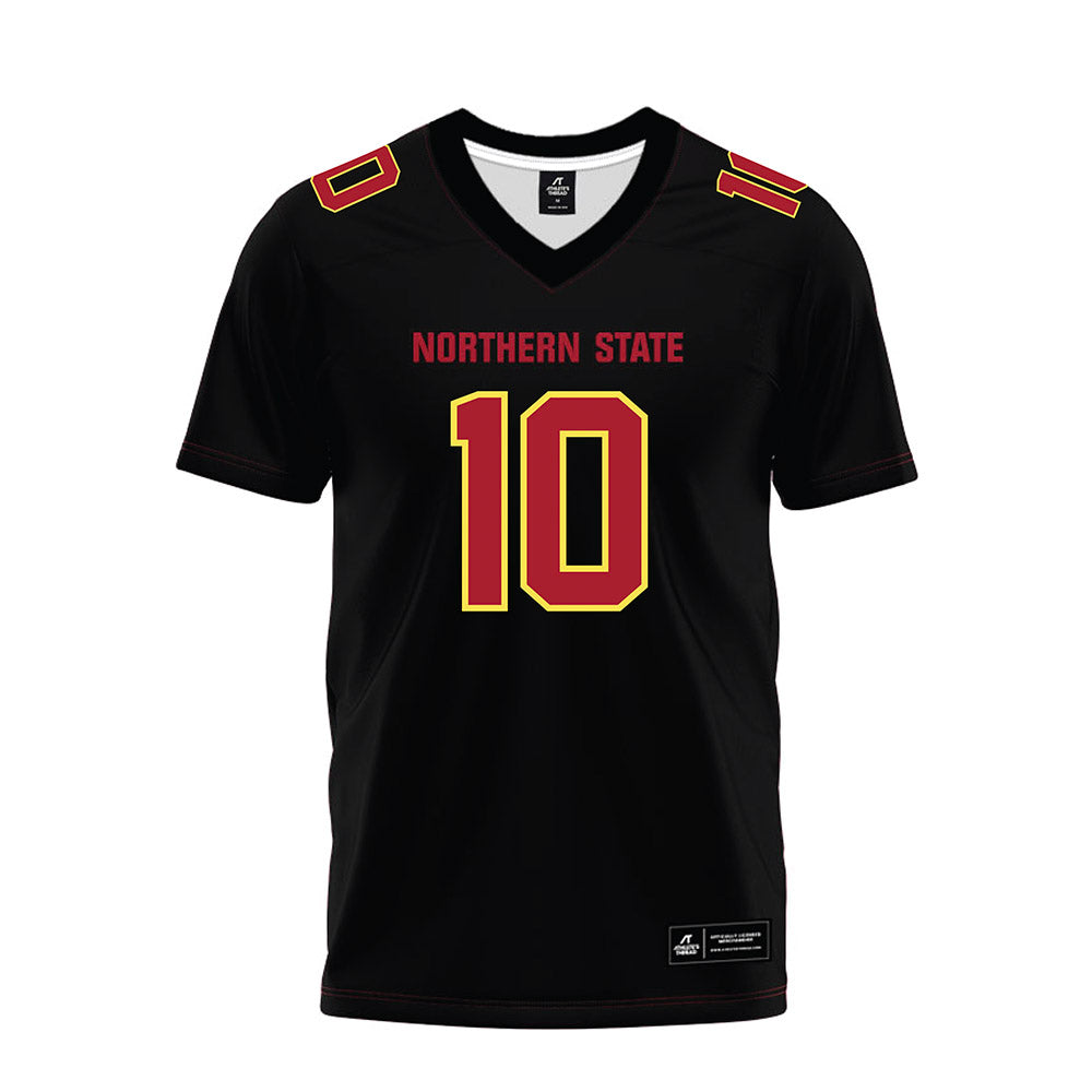 NSU - NCAA Football : Cooper Logan - Black Premium Football Jersey-0