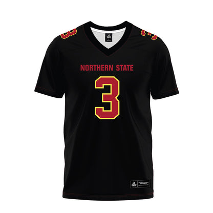 NSU - NCAA Football : Jacob Ford - Black Premium Football Jersey-0