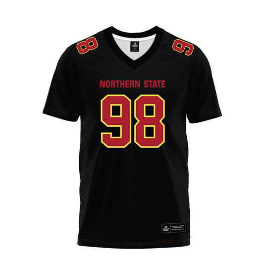 NSU - NCAA Football : Miles Muilenburg - Black Premium Football Jersey-0