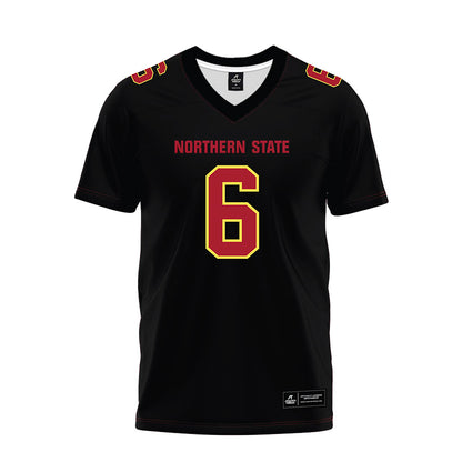 NSU - NCAA Football : Connor Kreger - Black Premium Football Jersey-0