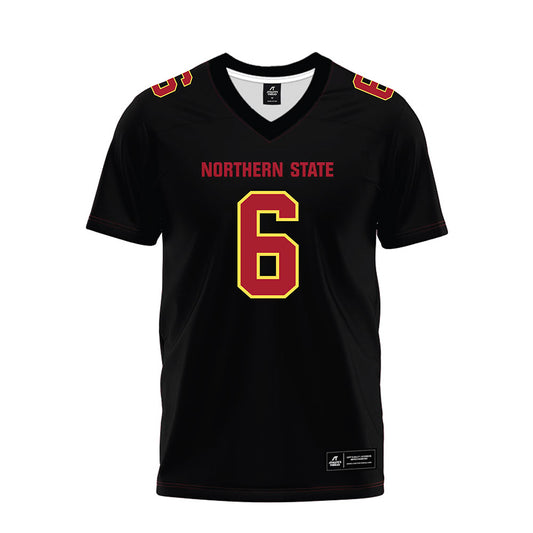 NSU - NCAA Football : Connor Kreger - Black Premium Football Jersey-0
