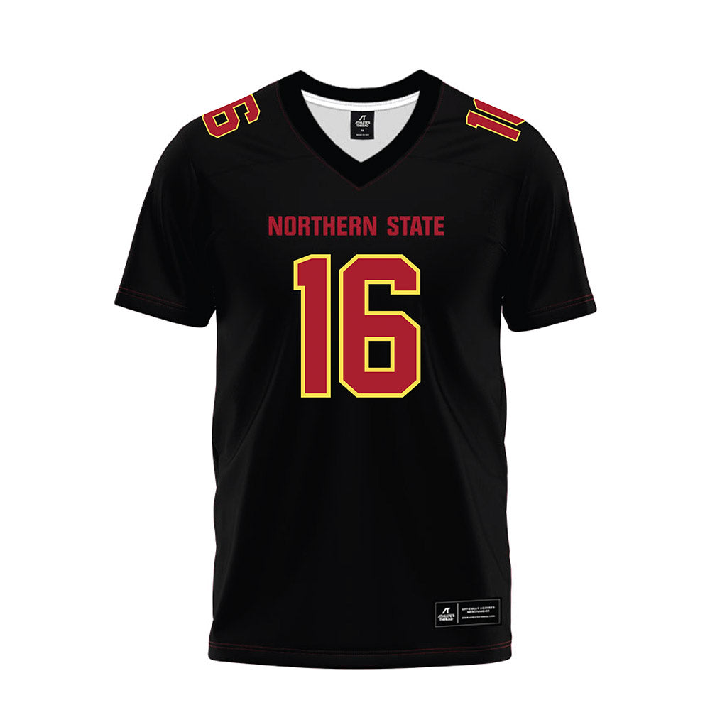 NSU - NCAA Football : Kimani Quade - Black Premium Football Jersey-0