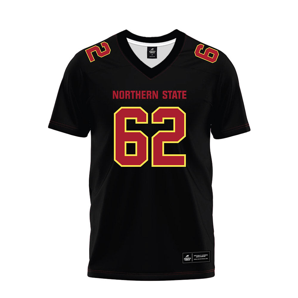NSU - NCAA Football : Conner Wallman - Black Premium Football Jersey-0