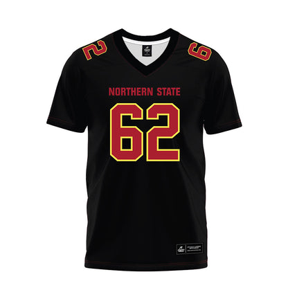 NSU - NCAA Football : Conner Wallman - Black Premium Football Jersey-0