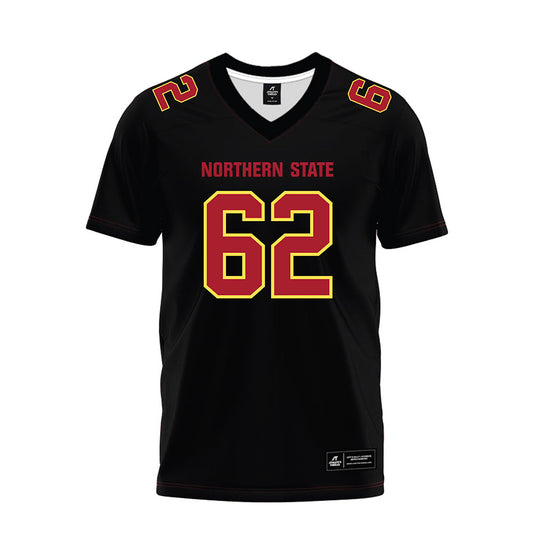 NSU - NCAA Football : Conner Wallman - Black Premium Football Jersey-0