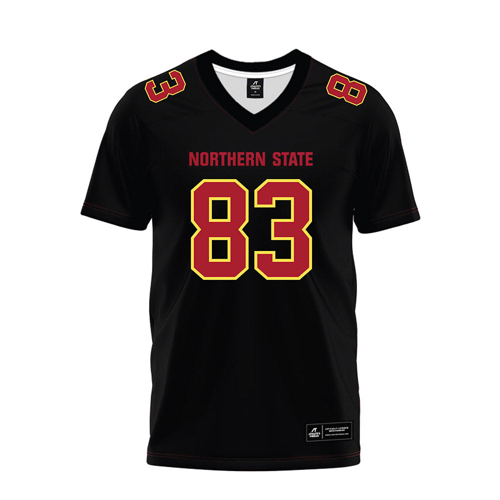 NSU - NCAA Football : Cooper Eisenbeisz - Black Premium Football Jersey-0