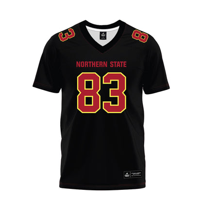 NSU - NCAA Football : Cooper Eisenbeisz - Black Premium Football Jersey-0