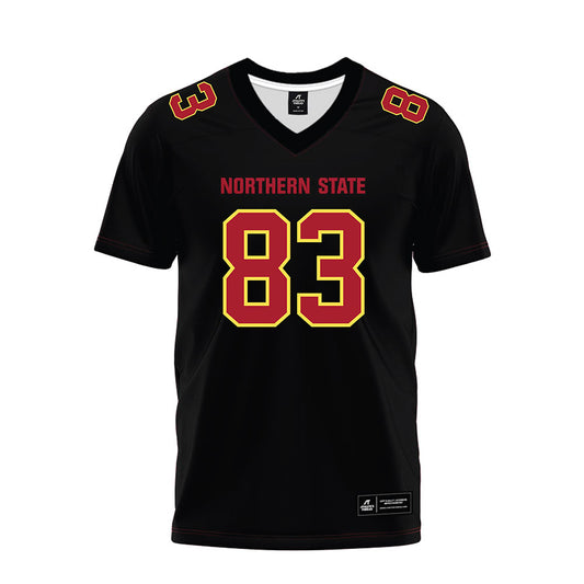 NSU - NCAA Football : Cooper Eisenbeisz - Black Premium Football Jersey-0