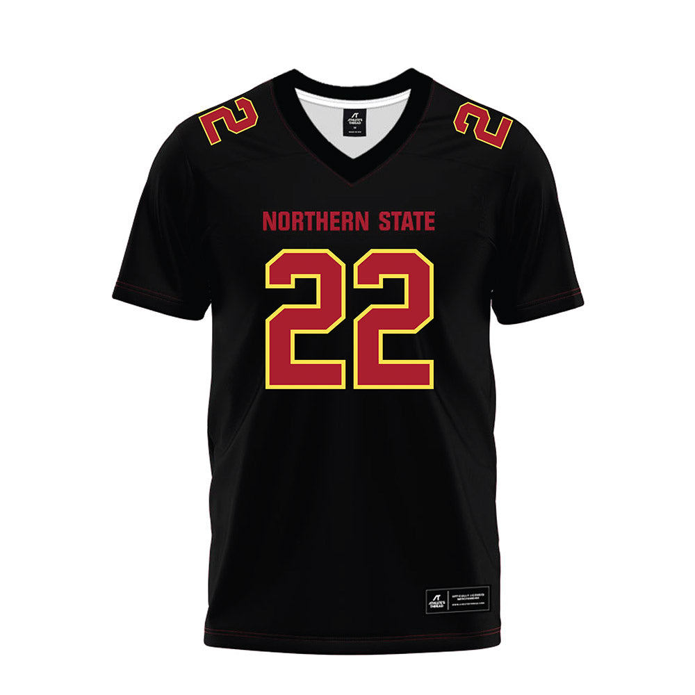 NSU - NCAA Football : Dreavin Hodge - Black Premium Football Jersey-0