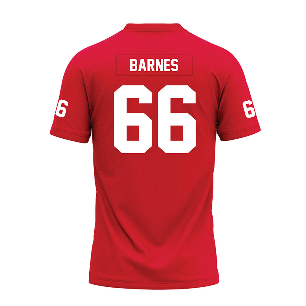 Nicholls State - NCAA Football : Kamron Barnes - Red Premium Football Jersey-1