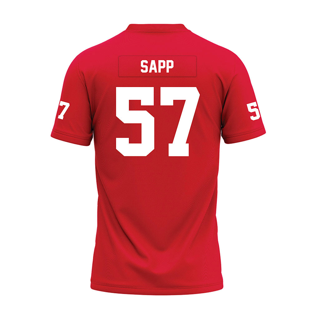 Nicholls State - NCAA Football : Jamaal Sapp - Red Premium Football Jersey-1